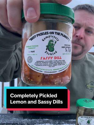 @CompletelyPickled Lemon and Sassy Dills #picklereview #brinetime #lemonpickles