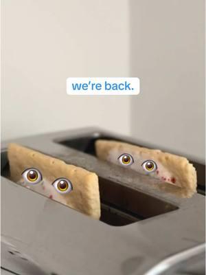 popping back on to say we’re back. 😌 #poptarts #hey #howyalldoin #soback #FoodTok 