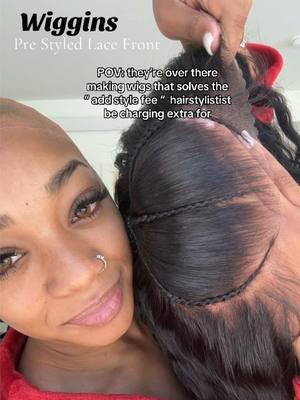 Thank ya 😂😂😂 cause they be scamming us . How does a hair STYLIST charge to STYLE on top of the HAIRSTYLE #WIGGINS #POV #FYP #trending #BRAIDEDWIG @Wiggins Hair Store 