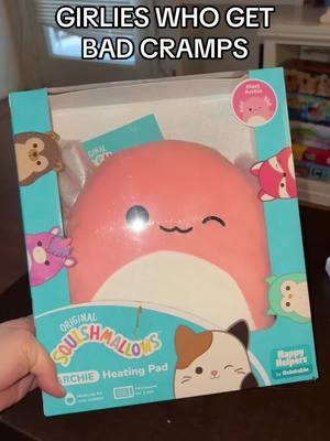 Girlies who get bad period cramps, rise up & look at this SQUISHMALLOW HEATING PAD🥹🥹 #squishmallows #squishmallow #heatingpad #heatingpads #cramps #squishmallowsquad 