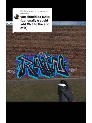 Replying to @x.a.v.i.e.r.g.a.r.n.e.r name request for RAIN in kingspray VR 🤙🏼  who’s next, comment your name! #graffiti #graffitiart #grafftok #graffitiforyou #graffitiletters #fyp #foryou #fypシ #foryoupage #graffititutorial #digitalart #namerequest #vr #virtualreality 