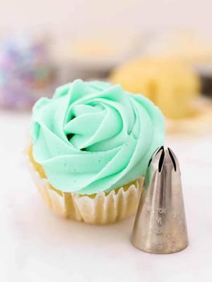 To grab the RECIPE, go to my profile and click “https://linktr.ee/beyondfrosting” and click THEN click the link for How to Decorate Cupcakes. Did you know this one simple swap could change the entire look of your cupcake? 🧁  You’re never going to get those giant beautiful swirls unless you’re using a jumbo piping tip.  Can you tell I have a favorite one? Click on the link in my bio that says JUMBO TIPS for the link to the tips I use, they are under $10 for 6 tips and it’s a total game changer.  #pipingtips #pipingvideo #buttercreampiping #wilton #cupcakedecorating #baking 