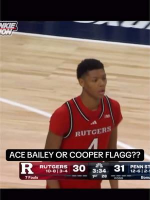 Ace offensive game is so OD! If he could put it ALL together, we’re looking at an generational talent without a doubt. #1sportsdoctor #ncaa #fyp #acebailey #cooperflagg #rutgers #collegebasketball #college #ncaa #trending #explore #foryoupage #viralvideo 