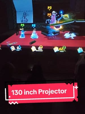 the coolest thing on Tiktok.. must have for gamenight!! #projector  #hdprojector  #GameNight #gamenightideas #TikTokShop #musthave #FlashSale #magcubic  @Magcubic projector 