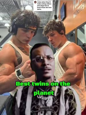 Replying to @A Z R A E L #hodgetwins #funny #twins #gymbro 