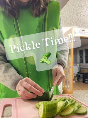 Let’s get back to pickling while we can!!! 🥒 can’t wait to taste test the pickles and the juice with you!!! #pickletok #homemadepickles #picklerecipe #refrigeratorpickles #pickletiktok #pickled #newrecipe #pickles #dillpickles #diypickles #diydillpicklerecipe #clearance #lowbudgetrecipee #usewhatyouhave #makeityourown #makeyourown #growyourownfood #pickletime #picklejuice 