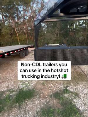 What type of trailers are used in hotshot trucking? You’d be surprised 😯 at what trailers can get most of your jobs done. #owneroperator #hotshothauling #hotshottruck #hotshottruckingcompany 