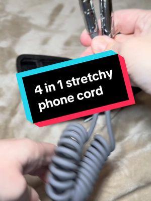 Must have phone charger! #TikTokShop #treatyourself #phone #cellphone #phoneaccessories #phonecord #phonecharger #4in1 #4in1charger #usb #typec #lightningcharger #carcharger #stretchy #bungeecord #gadgets #phonegadget #tech #techgadgets   car accessories accessories to get for your phone best phone accessories for phone phone accessories ideas Affordable Accessories