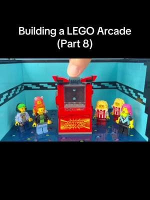 Building a LEGO Arcade (Part 8) Video by The B3 #lego #arcade #legobuild #legobuilds #legomoc #legomocs #legotiktok 