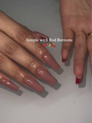 💋💅🏼 #nails #acrylicnails #coffinnails #redbottomnails #nudenails #vbp #uñas #uñasacrilicas #uñas💅 #uñassimples #prettynails #cute #fypシ #nailtok #nailsoftiktok #nailsthatlast 