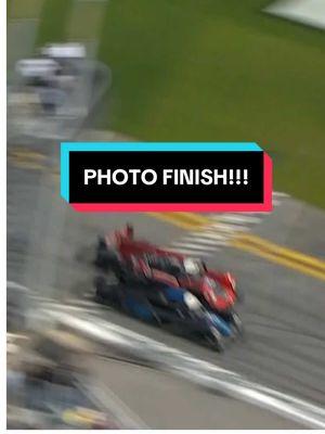 SIXTEEN THOUSANDTHS OF A SECOND. 😳  Relive James Allen's winning move in 2023 before Saturday and Sunday's Rolex 24 at Daytona airing across NBC, USA and Peacock. #imsa #sportscars #cars 