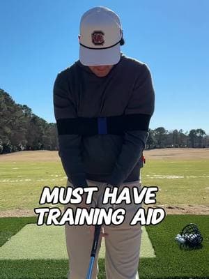 Stay on plan and arms in right postiton. Just discovered this trainer and it feels so good for a practice session or warm feeling before the round.  Never used the TikTok shop but linked one of these here incase anyone needs this #golf #golftiktok #tiktok #golfer #golfshot #swingtrainer #golfswing #golftips 