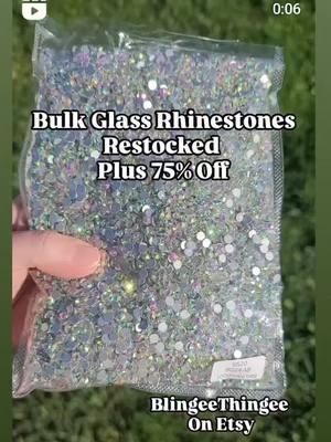 BlingeeThingee on Etsy #crafty #BlingeeThingee #rhinestonesupplier #rhinestonevendor #bling #rhinestones #blingshop #wheretobuyrhinestones #sale #wholesale #bulkbags