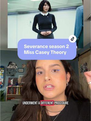 What’s your theory about Miss Casey / Gemma ? #severance #severanceseason2 #severancetheories #severanceappletv #appletv #appletvplus #whattowatchonappletv #moviesandtv #movieandtv #adamscott #brittlower #johnturturro #dichenlachman #patriciaarquette #zachcherry #tramelltillman #danerickson #benstiller