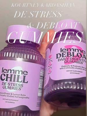 They taste so good & actually work #lemmechill #lemmedebloat #lemmegummies #kourtneykardashian #lemme 