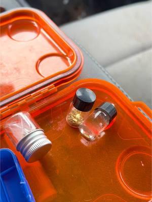 PSA use alcohol in your vials instead of water. Frozen Gold! #goldprospecting #gold #goldpanning #oro #findinggold #flourgold #finegold