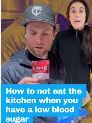 How to not eat the kitchen when you have a low blood sugar.  Low blood sugars are bad enough if you have diabetes… …but what makes them 10x worse is when all you want to do is eat the entire fridge. One of the newest finds that I’ve discovered to help is Elovate, which contains 16 grams of glucose to bring your blood sugars back into range WITHOUT putting you on the blood sugar rollercoaster. Unlike a lot of low treatments, it’s actually tastes good. Definitely a new addition to my diabetes arsenal and something for you to consider at elevate.life #lowbloodsugar #insulindependent #t1dlookslikeme #bloodsugarbalance #diabeteslife 