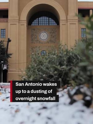 South Texas is experiencing a rare winter storm, with snow blanketing the San Antonio area. As the storm moves out and sunny weather takes over, we’re monitoring how soon the snow and ice will melt, making road conditions safer. In the meantime, schools, universities, and businesses across the region have announced closures and delays. Visit the link in our bio for the latest updates on how the wintry weather is affecting the area. #SanAntonio #Texas #Snow #Ice #Winter #WinterWeather #Storm #WintryWeather #Wintry #Weather #WinterStorm #Snowfall #Sleet #Frozen #Freeze #Cold #ColdWeather #TexasWeather #SouthTexas #HillCountry #fyp