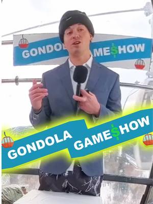 THE GONDOLA GAME SHOW 🥳 #gameshow #gondola #skiresort #trivia #skiing #snowboarding #kliptworldwide 