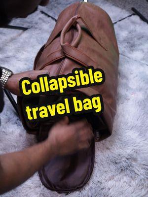 Stay stylish and prepared wherever you go with this sleek collapsible men’s travel bag. Whether you're packing for a quick weekend getaway or hitting the gym, this bag has you covered. Compact, durable, and perfect for modern men who prioritize fashion and function. Upgrade your travel game today. #MensFashion #TravelEssentials #StylishAndFunctional #TikTokShopFinds #MensAccessories #TravelInStyle #WeekendGetaway #MensStyle #FashionForMen #BagGoals #TravelGear #MinimalistTravel