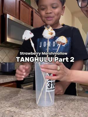 Made marshmallow tanghulu for Toast #tanghulu #marshmallowtanghulu #viralfood #familyvlog #EasyRecipe 