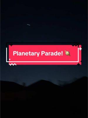 Fellow stargazers! 🌟 Am I right? Planet people, drop a comment! Go look outside and tell me what you think! 🤔 #planets #planetaryparade #planetparade #space #outerspace #stars #planetalignment #stargazers 