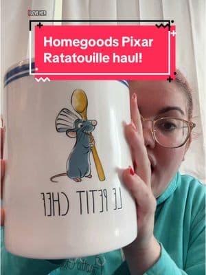 I’m so happy I now have my little chef in my kitchen! 🐀🧑‍🍳 #raedunn #pixar #disney #ratatouille #raedunndisney #homegoods #homegoodsfinds #homegoodsdisney #distok #disneytok #disneytiktok #disneycreator #remytheratatouille 