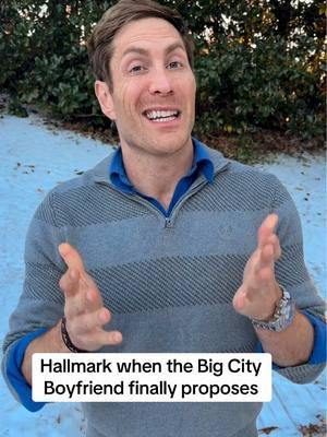 Big City Guy never gets a fair shot 😓 @Jess #hallmark #hallmarkmovies #hallmarkchannel #lifetime #lifetimemovies #lifetimechannel #netflix #comedytiktok #netflixmovies #netflixoriginal #comedyvideo #romcom #winter #proposal #engagement #engagementring 