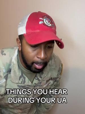 Things you hear during a UA #military #militarylife #militarytiktok #miltok #miltokcommunity #veteran #veterans #army #navy #marinecorps #airforce #soldier #sailor #airmen #marines #militaryhumor #funnymilitary #armyhumor #funnysoldier #armytok #mandatoryfunday #spaceforce #coastguard #coastie #usarmy #eadie 