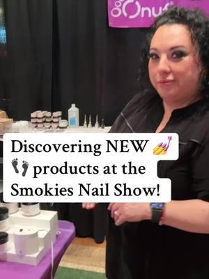 With 69 nail booths in 3 show floors, pro nail techs will definitely discover new products at the July Smokies Nail Show in Gatlinburg, TN! 💅👣 🤩 #gatlinburgtennessee #nailtecheventofthesmokies #nailshow #nailproducts  