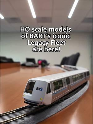 The Legacy Trains are running once again!   We teamed up with Rapido Trains, Inc. to create the definitive, museum-quality model of BART's iconic Legacy Fleet!  These HO scale train models are a must-have for any Bay Area model railroader, BART enthusiast, or transit fanatic.   Extra inventory will be made available for sale on railgoods.com next week.    Several customers picked up their models last week and preorders are being shipped this week.   Stay tuned for more info. #modeltrains #modelrailroad 