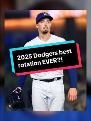 Are the 2025 Dodgers the best rotation EVER on paper? #baseball #MLB #dodgers #blakesnell #losangeles #shoheiohtani #japan #japanlife 