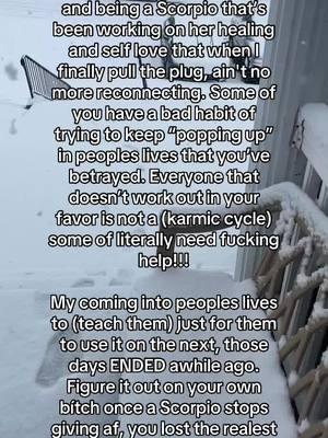 Some of us actually want better for ourselves. We don’t hold on to person, place or things that don’t serve us well. We will never call, text, lurk, eventually the thought of you will no longer linger. Just to become a fragment of the past. We’ve learned the lesson of the past. DONE!!!! ON TO BIGGER AND WAYYYY BETTER THINGS #scorpio♏️ #scorpiolove #wedone #movingalong #healed #selflove #knowyourworth 