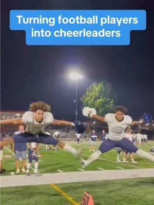 They killed this 🔥💪  (via kelseyinkc/TT) #football #cheerleading #highschoolsports #athlete #split #flip #highschoolathlete #studentlife #sports