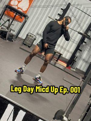 Leg Day Micd up Episode 001 🦵🏾🍗🔥😂 #micdup #legworkout #legday #chickenlegs #rodemic #864legendsgym #fyp #funnyvoiceover #content #tweaker 