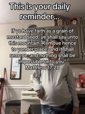 Faith the size of a mustard seed can move mountains💗#faith #godlovesyou #bibleverse #scripture #dailyverse 