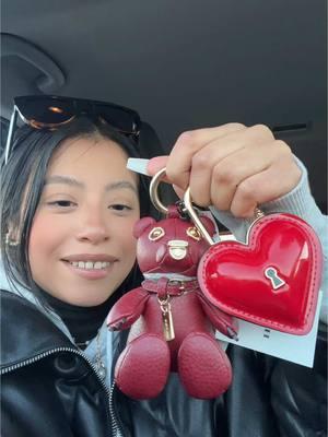 LOVE ME SOME PURSE CHARMS ♥️🍒🧸 #coach #vonmaur #bagcharms 