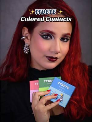 Lentes de Contacto TTDEYE Como cambia el look de ojos con los lentes de contacto 👀 @TTDeye Colored Contact Lens  💙Polar Lights Blue  🩶Gecko Eye Silver  🌻Vivify Yellow  ✨Get 20% OFF with code ‘Conesa’✨ #ttdeye #coloredcontacts #coloredlenses #makeupinspiration #makeuplook #eyemakeup #eyewear #fyp 