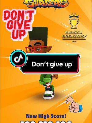 Don’t give up#msdonna2020 #subwaysurfers #veteran 