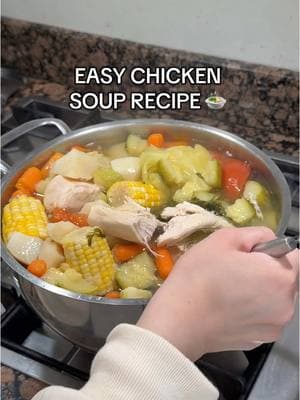 Caldo de pollo 🍲😋 #food #caldodepollo #caldo #chickensoup #Recipe #FoodTok #recipesoftiktok #recipes #comfortfood 