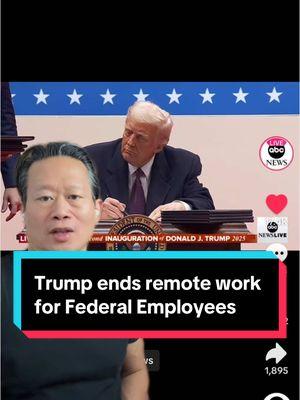 President Trump’s executive order and the remote work for all federal employees will affect many low level line workers that process or paperwork handle or phone calls and provide basic service to the public.    many of these workers were high remotely and don’t even live in the same city where their home office is located. Any remote work means that they will be laid off. ##employmentlaw ##EmploymentLawyer##LaborLaw##LaborLawyer