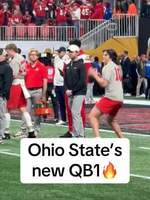 It is officially Julian Sayin time at Ohio State 🔥👏 #OhioState #OSU #JulianSayin #CFP #Rivals #ncaa #cfb #cfb25 #football #footballtiktok #highschool #highschoolfootball #college #CollegeFootball #ncaafootball #viral #fypage 