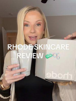 Honest RHODE skincare review! 🖤🧼🫧 @rhode skin @Hailey Bieber #rhodeskin #rhode #rhodeskincare #skincare #skincareroutine #skincarereview #skincaretiktok #glazingmilk #rhodeglazingmilk #rhodebarrierbutter #beauty #BeautyTok #review #honestreview #viral #fyp #fypシ 