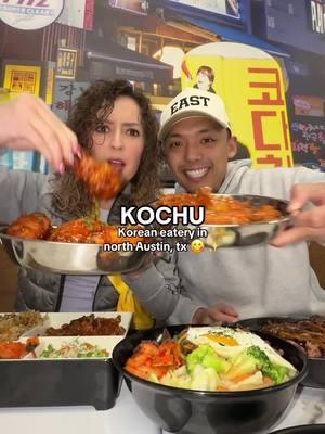 KOCHU!! Yall don't sleep on this one 🤭🤭 they opened in north Austin a couple months ago and everything we tried was delicious. My personal favs were their Korean fried chicken flavors and combo plates. 😋  Tell them breezy sent you!  📍 8820 burnet road unit 502 #austin #austintx #austintexas #austinfoodie #atxfoodie #austinwithbree #northaustin #koreanspotsinaustin #kochukoreaneatery #austintok #atxtok #austintexastok 