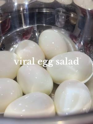 The best egg salad you’ll ever make. The mini bell pepper takes it to the next level. This recipe is quick, easy, and cheap. #eggsalad #eggsaladrecipe #viraleggsalad 