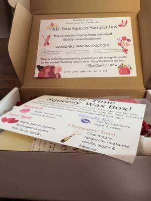 Another package from @Grace & Ivy Candle Company. This will be my first time using squeezable wax! #Unboxing #SqueezeWax #Opening  #SqueezableWax #WaxMelts 