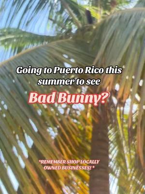 Let’s be real Puerto Rico is gonna be LIT this summer!!! 🎉*BE SURE TO SHOP LOCALLY OWNED BIZ* 🇵🇷🙌🏽#badbunny #badbunnypr #pfknr #dtmf #puertorico #boricua #WEPA #sanjuanpuertorico #boqueron 