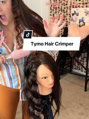 The hair crimper that gives you mermaid waves! 🧜‍♀️🎀✨🍒 I pinned it above for you! #tymobeauty @TYMO BEAUTY US #haircrimper #howtocrimpyourhair #hairstyletutorial #haircrimping #tymohaircrimper #mermaidhairdontcare 