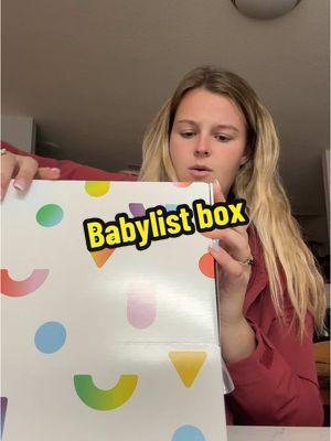 @Babylist baby box #pregnantbelly #pregnantlife #21weekspregnant #pregnantmama #forupage #firsttimemom #babylistregistry #pregnant #pregnancy 