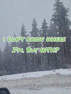 #snow #northpole #wth #whereimat #whatisthis #lost #truckee 